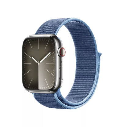 Crong Nylon – Sportinis dirželis, skirtas „Apple Watch“ 44/45/46/49 mm (vandenyno mėlyna)