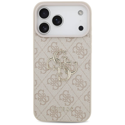 Guess 4G Big Logo – Dėklas iPhone 17 Pro Max (rožinis)