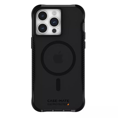 Case-Mate Tough Grip Plus D3O MagSafe - dėklas iPhone 15 Pro Max (dūmų/juodas)