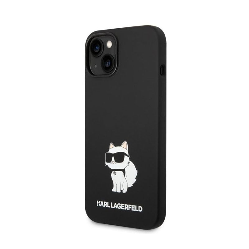 Karl Lagerfeld silikoninis NFT Choupette – dėklas, skirtas „iPhone 14 Plus“ (juodas)