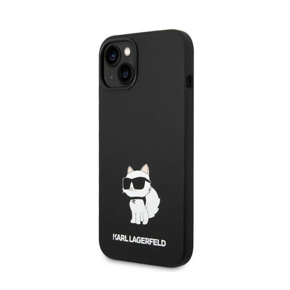 Karl Lagerfeld silikoninis NFT Choupette – dėklas, skirtas „iPhone 14 Plus“ (juodas)