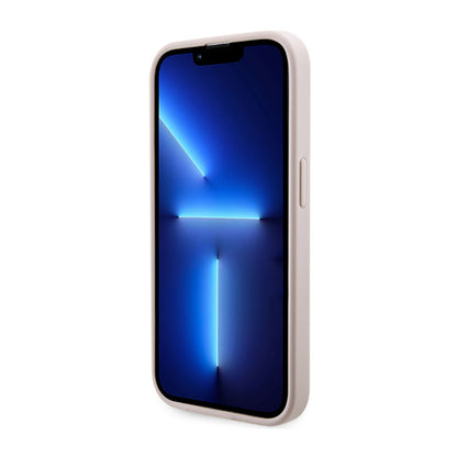 Guess GCube Stripes MagSafe – iPhone 14 Pro dėklas (rožinis)