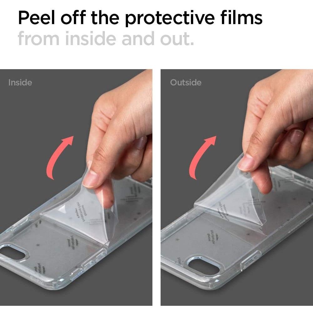 Spigen Ultra Hybrid – dėklas skirtas iPhone SE 2022 / SE 2020 / 8 / 7 (skaidrus)