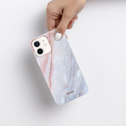 Crong Marble dėklas – dėklas skirtas iPhone 12 Mini (rožinis)