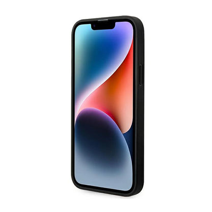 Karl Lagerfeld Monogram Stripe – dėklas iPhone 14 Plus (žalias)