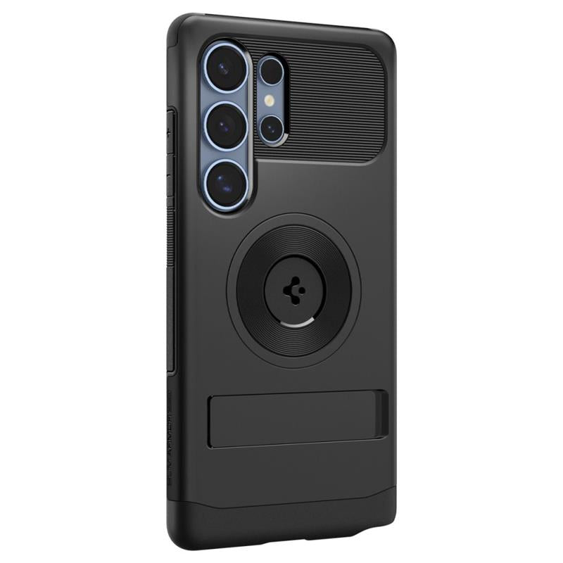 Spigen Slim Armor MagSafe – dėklas, skirtas „Samsung Galaxy S25 Ultra“ (juodas)