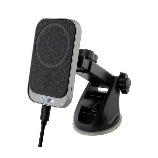 BMW MagSafe M Edition – Magnetinis automobilinis laikiklis su 15W belaidžiu krovimu (juodas)