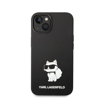 Karl Lagerfeld silikoninis NFT Choupette – dėklas, skirtas „iPhone 14 Plus“ (juodas)