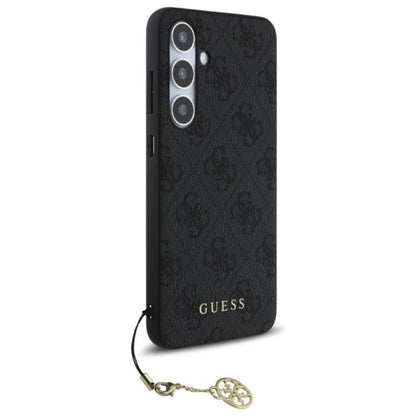 Guess 4G Charms kolekcija – dėklas Samsung Galaxy S24 FE (pilka)