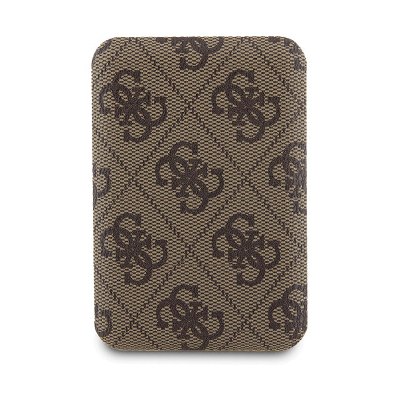 Guess Bundle Pack MagSafe 4G Metal Gold Logo - dėklų rinkinys + Power Bank 5000mAh MagSafe iPhone 15 Pro Max (rudas)