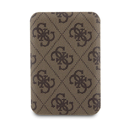 Guess Bundle Pack MagSafe 4G Metal Gold Logo - dėklų rinkinys + Power Bank 5000mAh MagSafe iPhone 15 Pro Max (rudas)