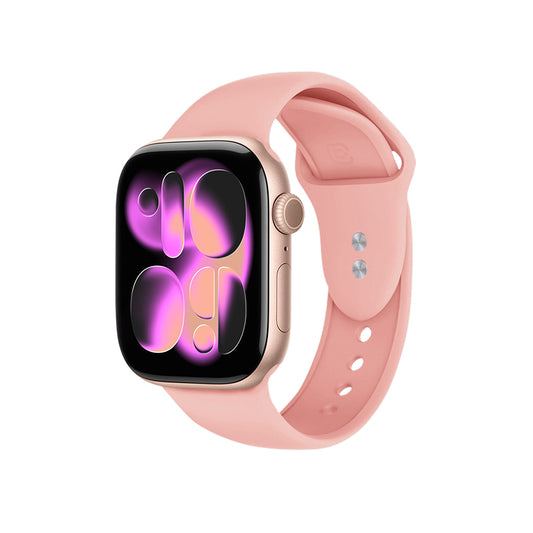 Crong Liquid - dirželis skirtas Apple Watch 38/40/41/42mm (lašišos spalvos)