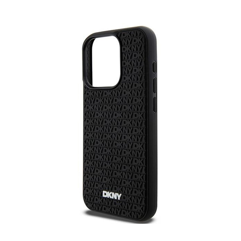 DKNY 3D guminis pasikartojantis raštas – dėklas, skirtas iPhone 15 Pro Max (juodas)