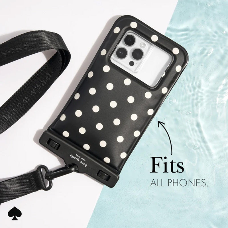Kate Spade New York Atsparus vandeniui plaukiojantis dėklas – Atsparus vandeniui dėklas išmaniesiems telefonams iki 6,7 colio (Picture Dot)