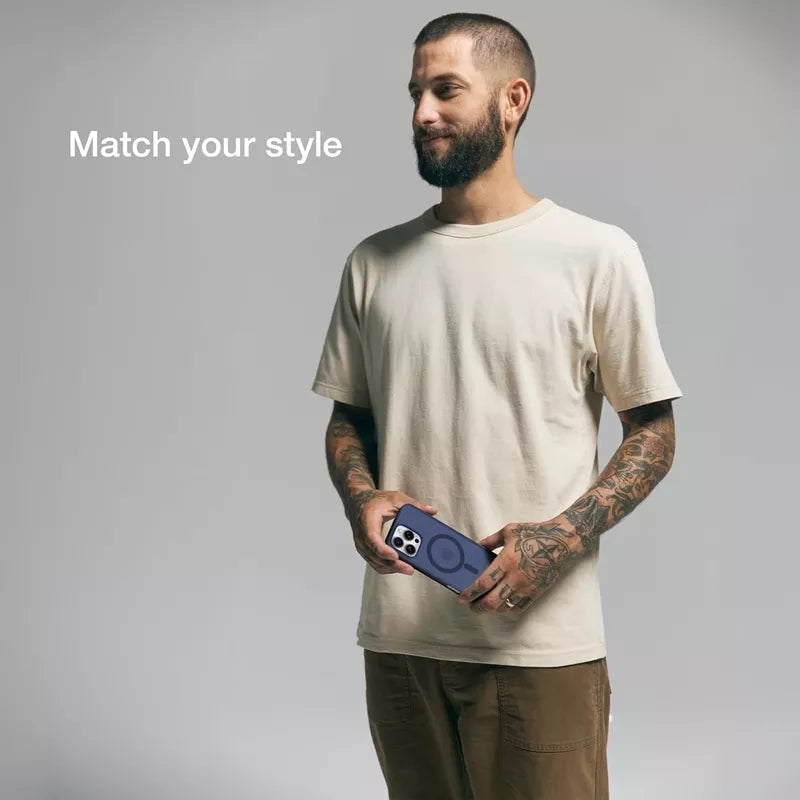 Incase Plonas dėklas su MagSafe, skirtas iPhone 16 Pro (Giluminės erdvės mėlyna)