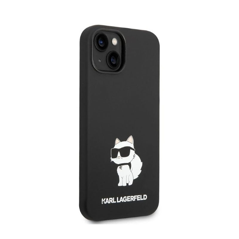 Karl Lagerfeld silikoninis NFT Choupette – dėklas, skirtas „iPhone 14 Plus“ (juodas)