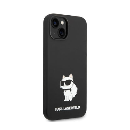 Karl Lagerfeld silikoninis NFT Choupette – dėklas, skirtas „iPhone 14 Plus“ (juodas)