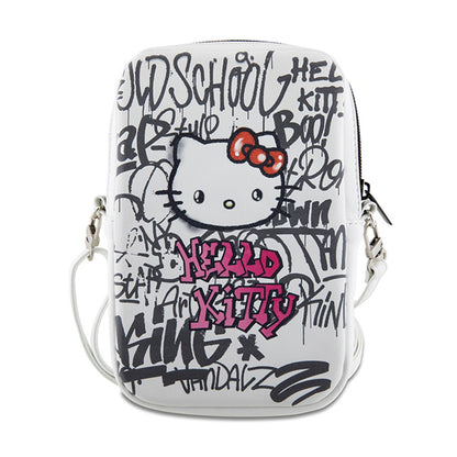„Hello Kitty Graffiti Kitty Head“ – Kryžminė rankinė telefonui (balta)
