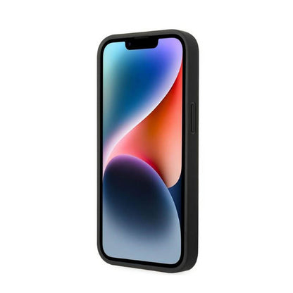 US Polo Assn Tricolor Embossed – Dėklas iPhone 14 Plus (baltas)