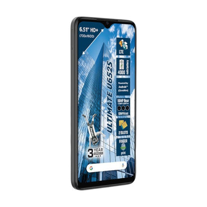 Energizer Ultimate U652S – Išmanusis telefonas 2 GB RAM 64 GB 6,51 colio 4G LTE su dviguba SIM kortele, ES (juodas)