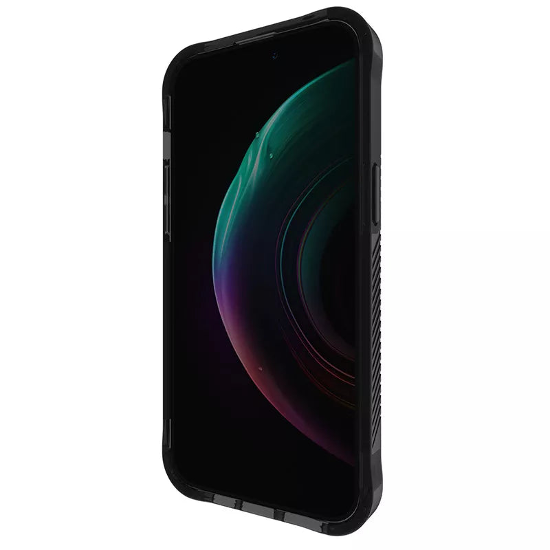 Case-Mate Tough Grip Plus D3O MagSafe - dėklas iPhone 15 Pro Max (dūmų/juodas)