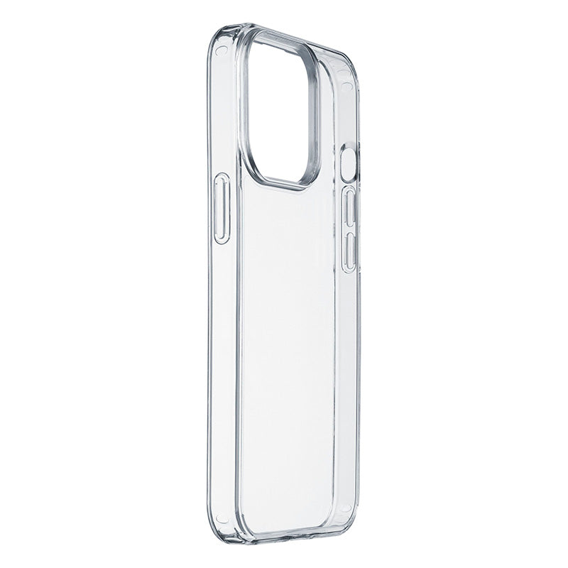 Cellularline Clear Strong – „iPhone 15 Pro Max“ dėklas su antimikrobine apsauga (skaidrus)