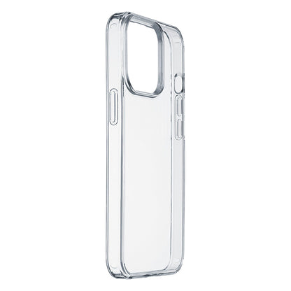 Cellularline Clear Strong – „iPhone 15 Pro Max“ dėklas su antimikrobine apsauga (skaidrus)