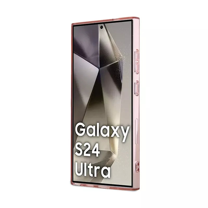 Karl Lagerfeld IML Choupette MagSafe – dėklas Samsung Galaxy S24 Ultra (rožinis)