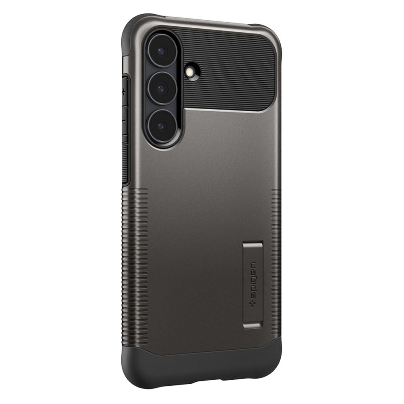 Spigen Slim Armor Mag MagSafe dėklas, skirtas Samsung Galaxy S25 FE (Gunmetal)