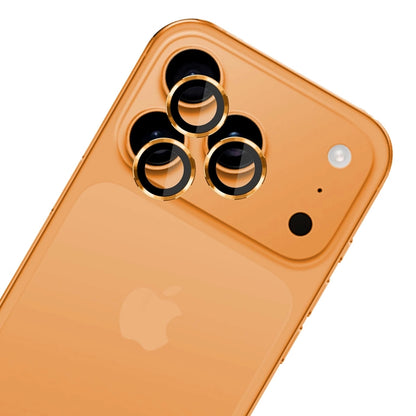3mk Pro objektyvo apsauga - Kameros objektyvo stiklas, skirtas iPhone 17 Pro / iPhone 17 Pro Max (Oranžinė)