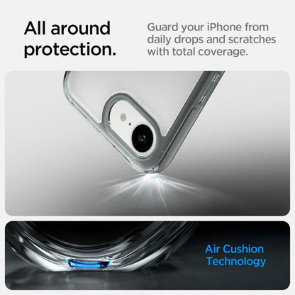 Spigen Ultra Hybrid – dėklas, skirtas iPhone 16e (Space Crystal)