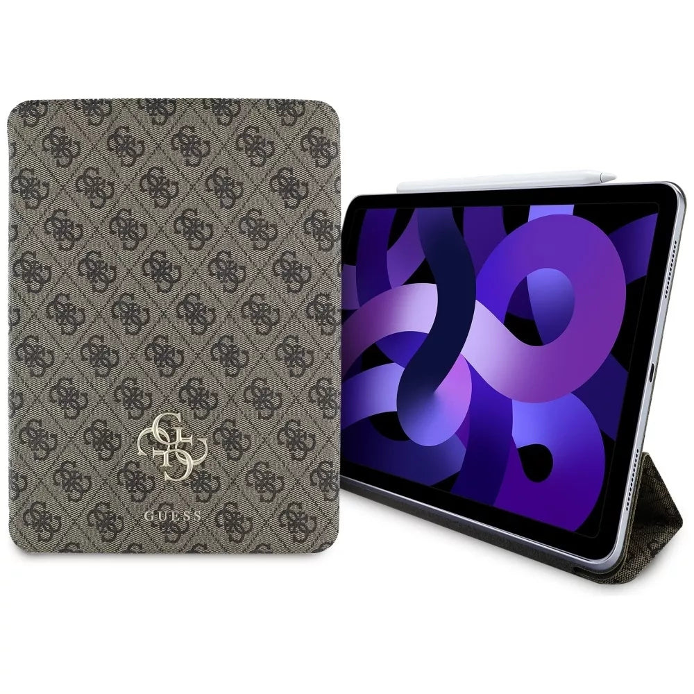 Guess Magnetic 4G Big Logo – Dėklas iPad Air 11" M3 (2025) / iPad Air 11" M2 (2024) (ruda)