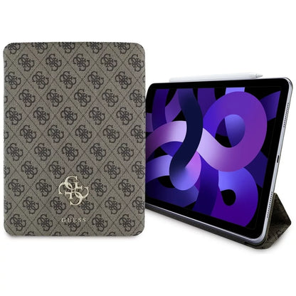 Guess Magnetic 4G Big Logo – Dėklas iPad Air 11" M3 (2025) / iPad Air 11" M2 (2024) (ruda)