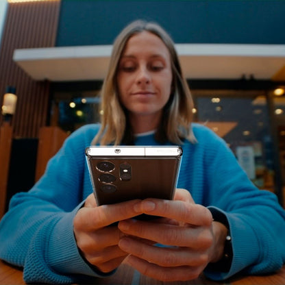 Spigen Ultra Hybrid – Dėklas Samsung Galaxy S23 Ultra (skaidrus)