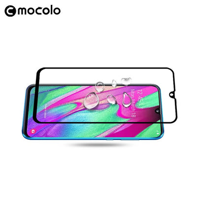 Mocolo 3D 9H Full Glue - visą ekraną dengianti ekrano apsauga, skirta Samsung Galaxy A40 (juoda)