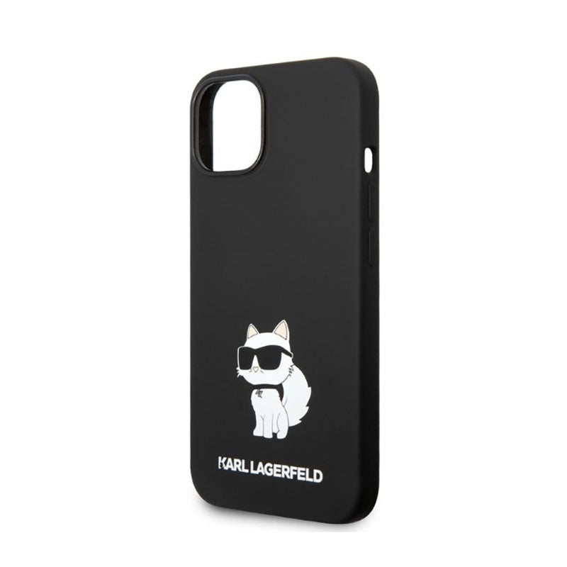 Karl Lagerfeld silikoninis NFT Choupette – dėklas, skirtas „iPhone 14 Plus“ (juodas)