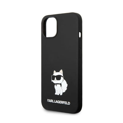 Karl Lagerfeld silikoninis NFT Choupette – dėklas, skirtas „iPhone 14 Plus“ (juodas)