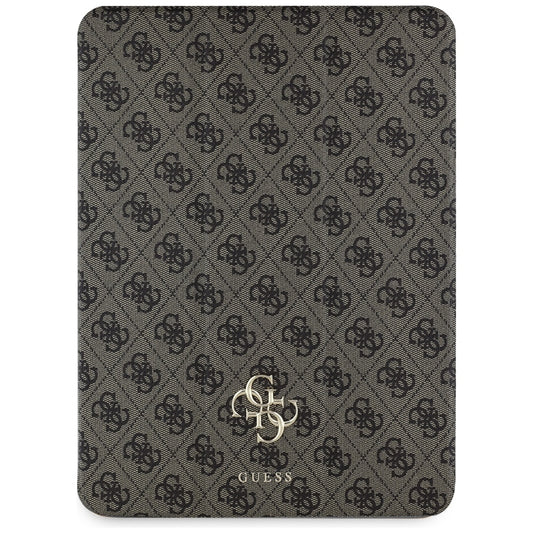 Guess Magnetic 4G Big Logo – dėklas, skirtas iPad Air 13" M3 (2025) / iPad Air 13" M2 (2024) (rudos spalvos)