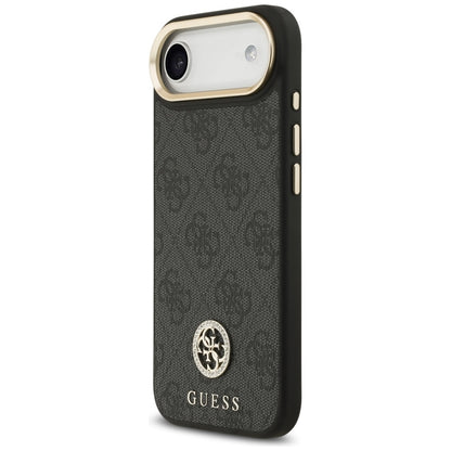 Guess 4G Strass Logo MagSafe dėklas iPhone Air (juodas)