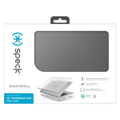 Speck SmartShell dėklas – MacBook Air 13.6" (M5/M4/M3/M2/2026-2022) (Obsidian)