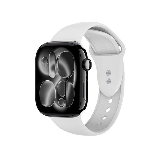 Crong Liquid – Dirželis Apple Watch 44/45/46/49 mm (baltas)
