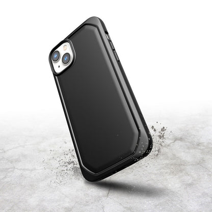 X-Doria Raptic Slim - Biologiškai skaidomas dėklas iPhone 14 Plus (juodas)
