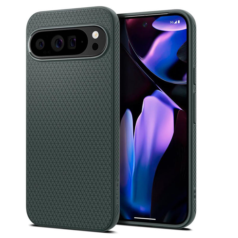 Spigen Liquid Air – dėklas Google Pixel 9 Pro XL (Abyss Green)