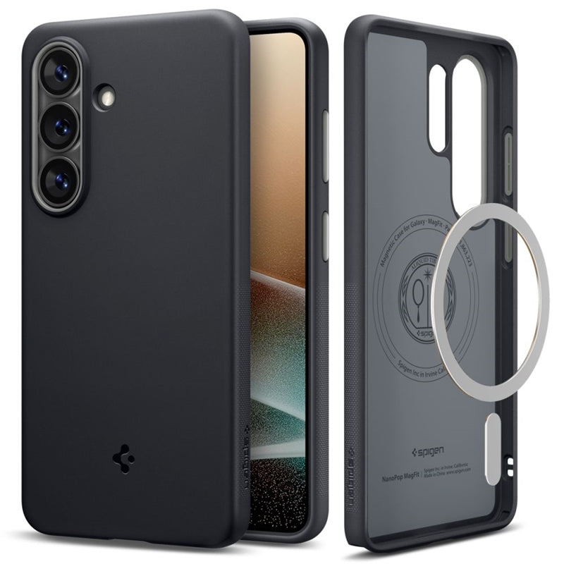 Spigen Nano Pop Mag MagSafe - Dėklas, skirtas Samsung Galaxy S26 Ultra (Black Sesame)