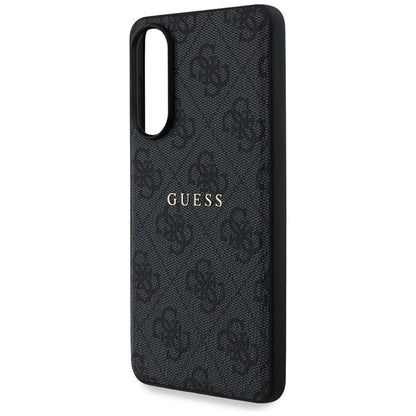 Guess 4G Ring Classic Logo MagSafe - Dėklas Samsung Galaxy S25 Edge (juodas)