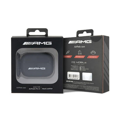 AMG didelio logotipo odinis dėklas – „AirPods Pro 2“ (juoda)