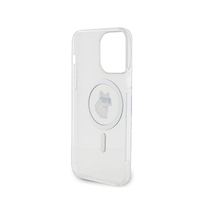 Karl Lagerfeld IML Choupette MagSafe – dėklas, skirtas „iPhone 15 Pro Max“ (skaidrus)