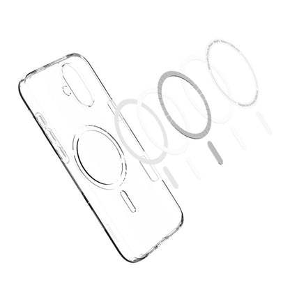 Spigen Liquid Crystal Mag MagSafe – „iPhone 16“ dėklas (skaidrus)