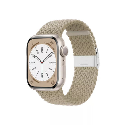 Crong Wave Band 
– pintinė apyrankė, skirta „Apple Watch“ 38/40/41/42/44/45/49 mm („Stone Beige“ spalvos)