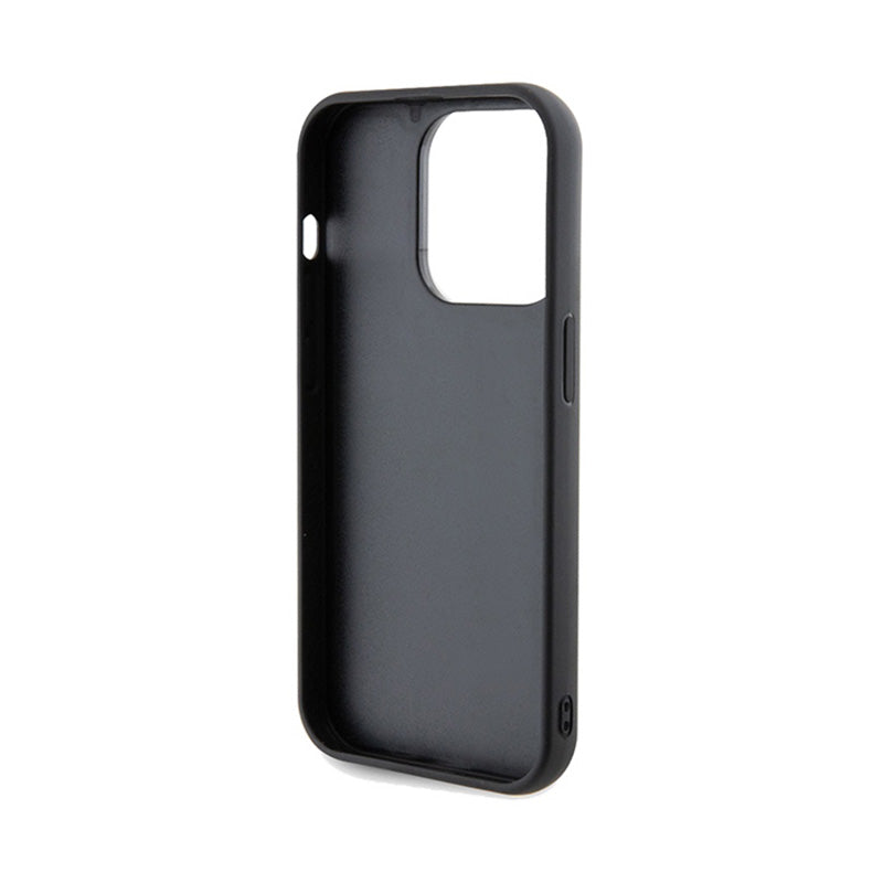 Guess Disco Metal Script - Dėklas iPhone 14 Pro Max (juodas)
